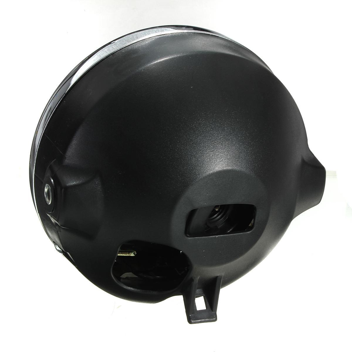 バイク ヘッドライト マルチリフレクター 汎用 社外 ヘッドランプ H4 ドレスアップ カブ 180mm ヤマハ ホンダ カスタムバイク Y0053の画像6