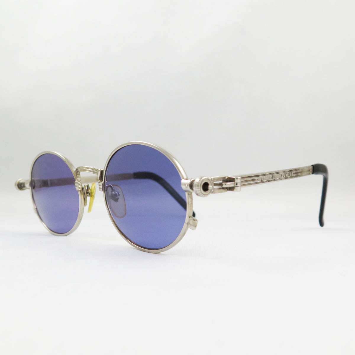 Jean Paul GAULTIER SPRING ROUND SUNGLASSES 56-4178 VINTAGE ジャンポールゴルチェ バネ ラウンド フレーム サングラス ビンテージ_画像1