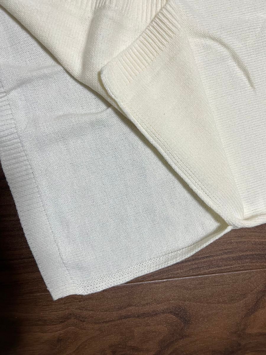 ワンピース ニット ニットワンピース 長袖 薄手 春ニット Sサイズ 未使用品