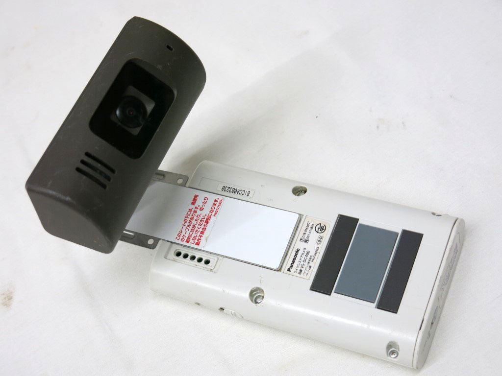 04K212 Panasonic パナソニック ワイヤレスドアカメラ [VS-DC400] カメラ部のみ ジャンク ダメージ多数 部品取りなどに 売り切りの画像1