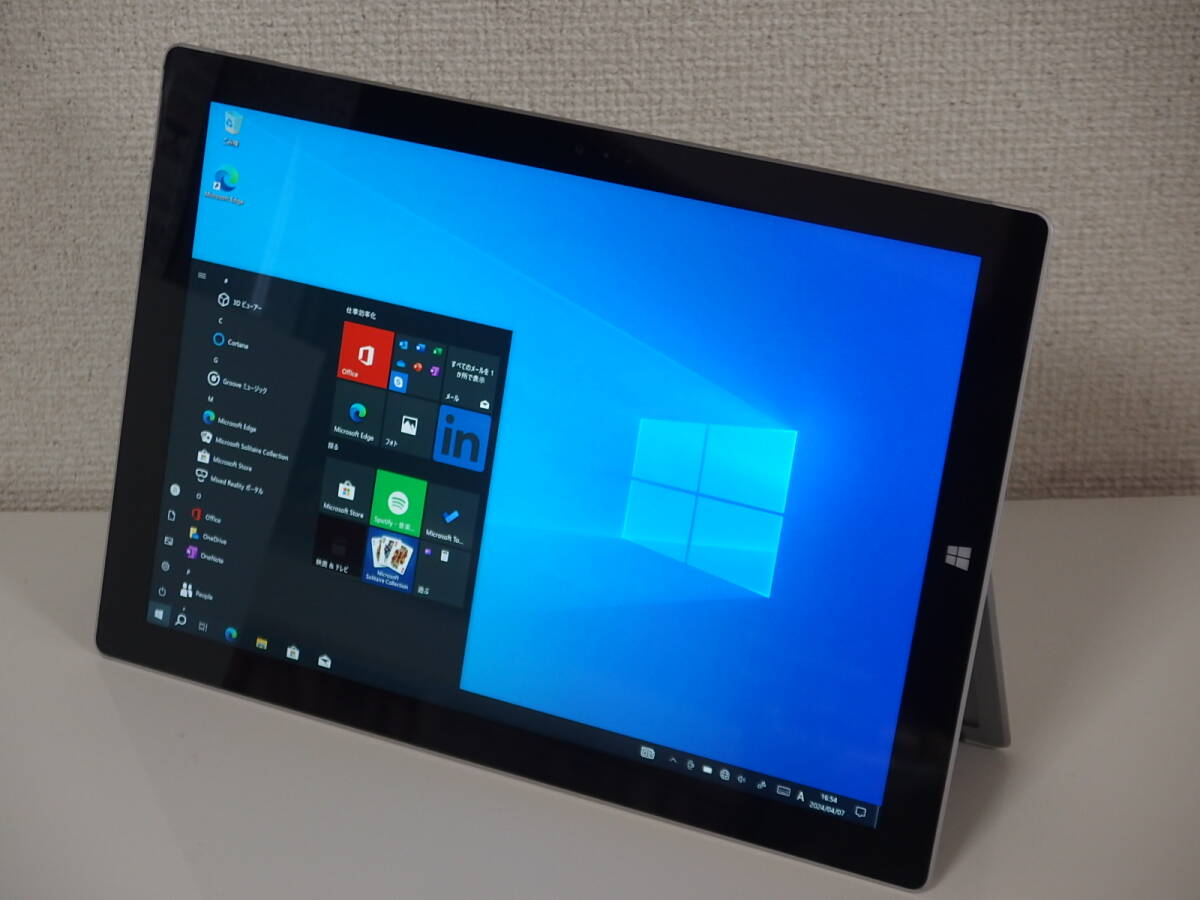 ☆彡 美品 Microsoft 12型タブレット Surface Pro 3 1631 Core i3 Windows10 Office【Wi-Fi】