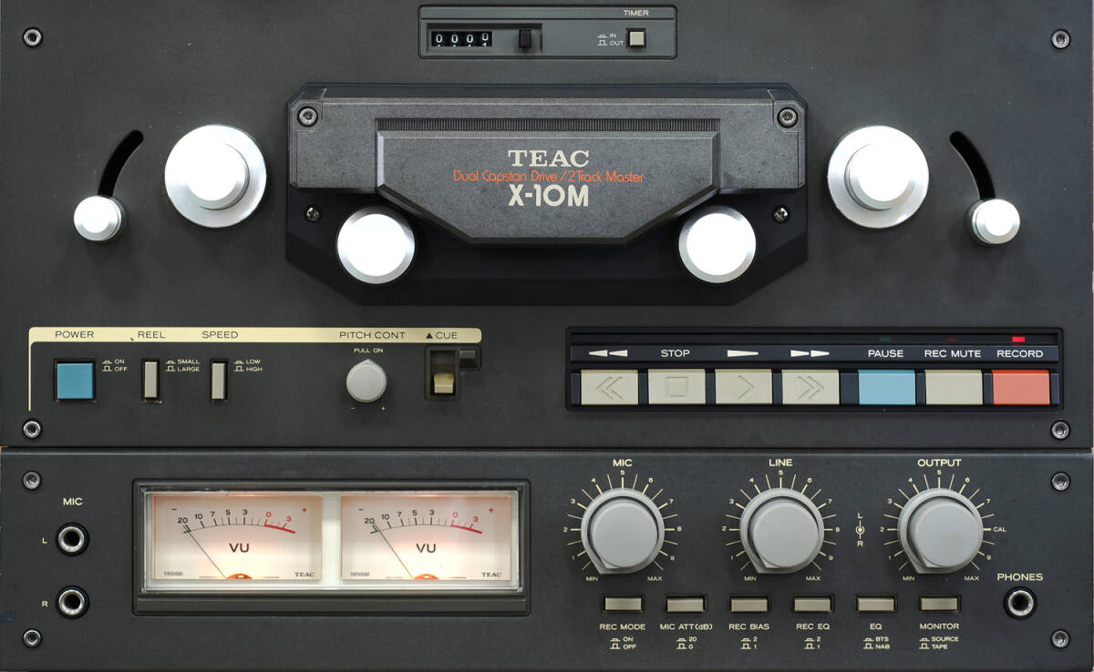 ■　TEAC　X-10M　レストア整備美品　■_画像2