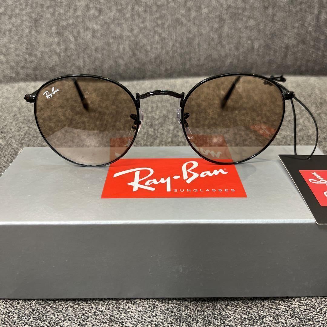 送料込 付属品完備 国内正規品RayBan レイバン　サングラス　木村拓哉さんラウンドメタル RB3447 002/4B ルックスオティカジャパン_画像2