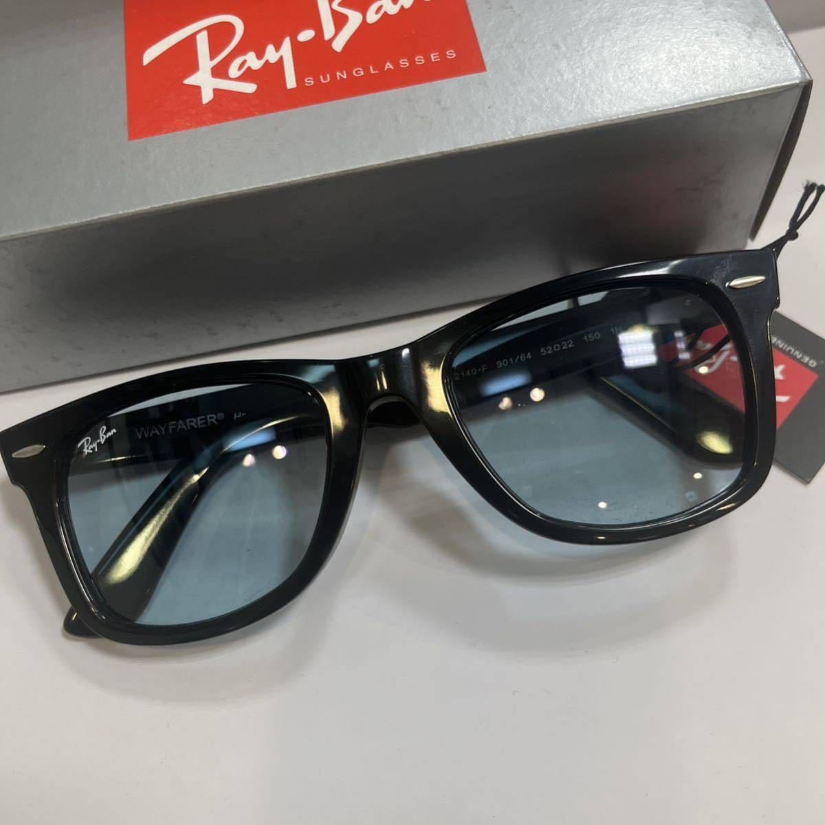 RayBan ウェイファーラー WAYFARER RB2140F 901/64 52 アジアンフィット レイバンサングラス ケースカラーブラックの画像1