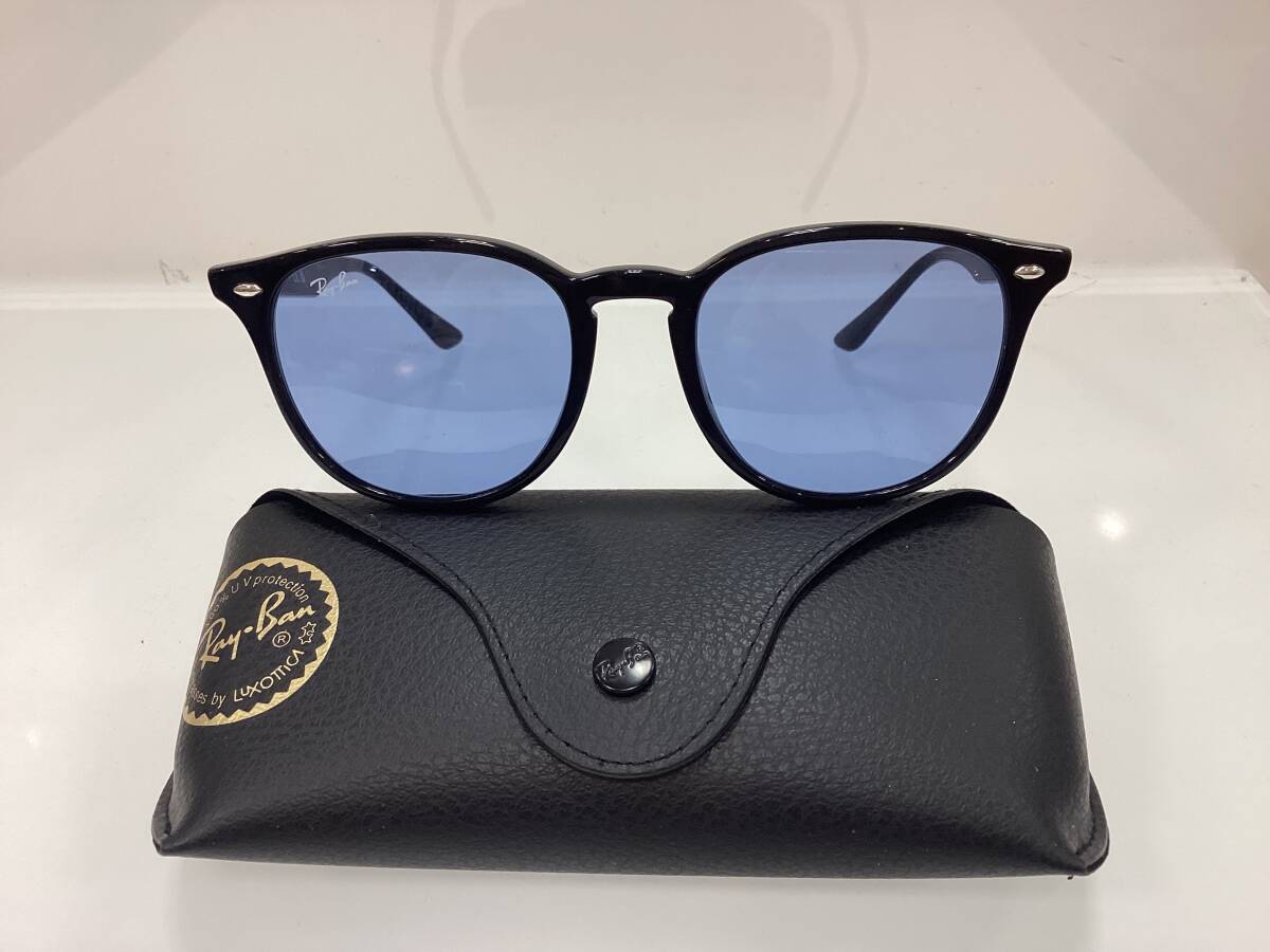 RayBan レイバン RB4259F 601/80 53 BLACK/BLUE 正規品 アジアンフィット　ケース黒_画像1