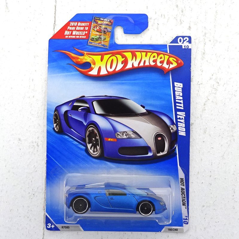 ★未開封★ホットウィール HOT AUCTION '10 BUGATTI VEYRON (Hot WHeeLs/ミニカー)★【TY726】_画像1