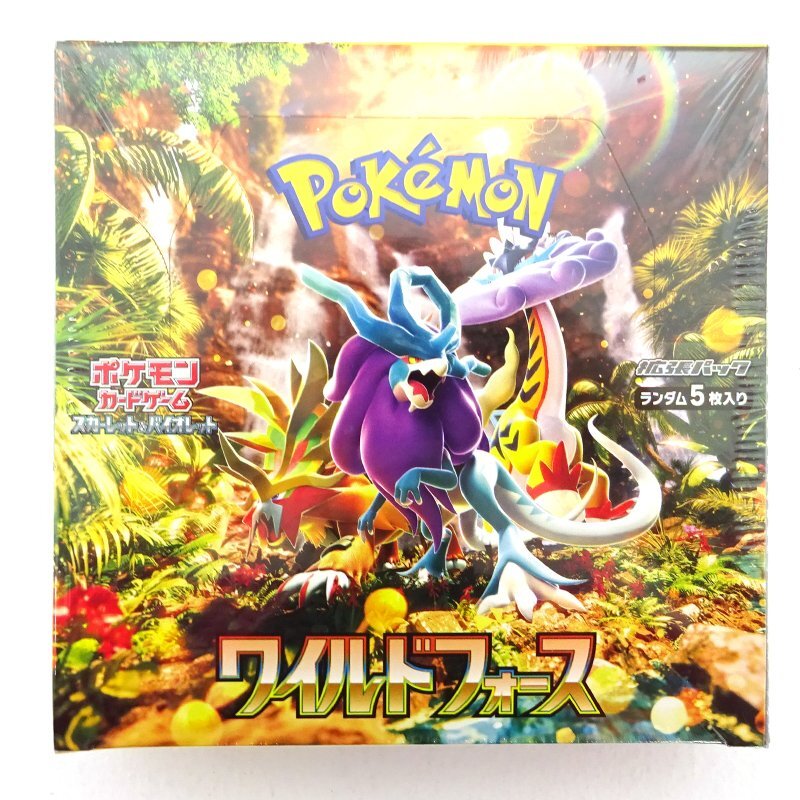 ★未開封★ポケモンカードゲーム スカーレット&バイオレット ワイルドフォース BOX 計2箱セット (ポケカ/Pokemon/1円～)★【CA363】の画像3