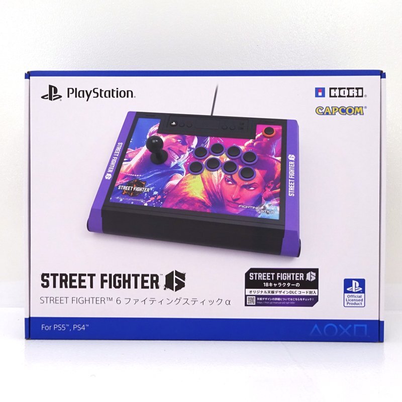 ★中古★HORI STREET FIGHTER6 ファイティングスティックα アーケードコントローラー PS5/PS4/PC用 (ホリ/アケコン)★【GM643】_画像1