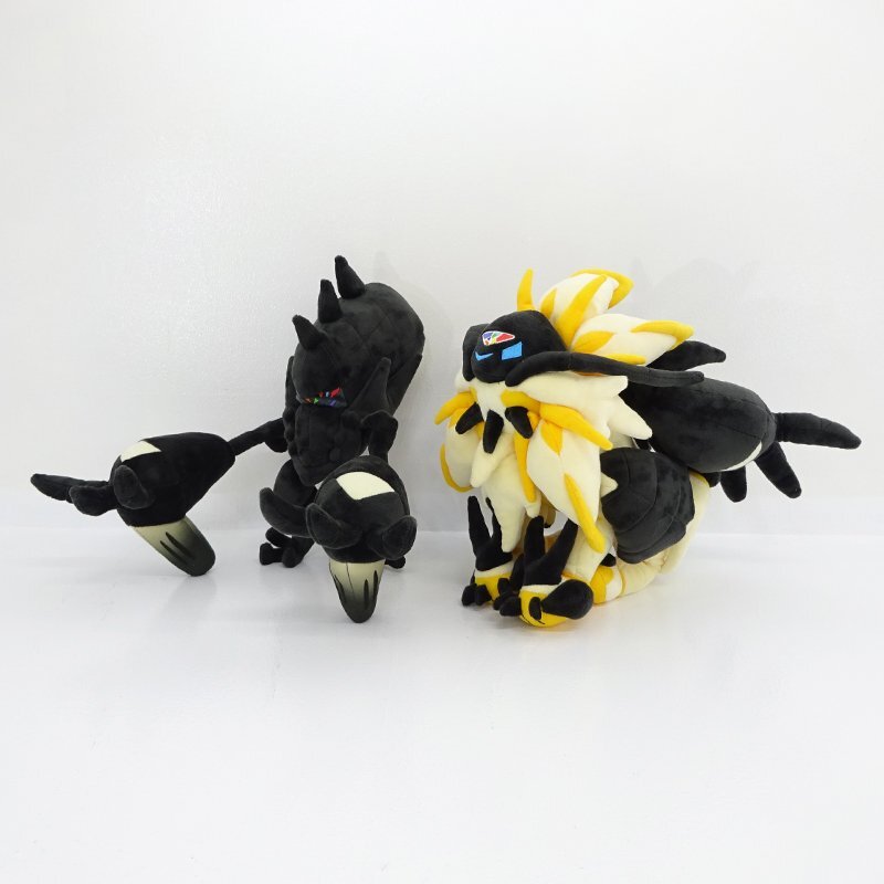 ★中古★ポケモンセンター ネクロズマ ぬいぐるみ 計2体セット（ポケモン/ポケセン/ウルトラビースト/たそがれのたてがみ）★【TY712】の画像1