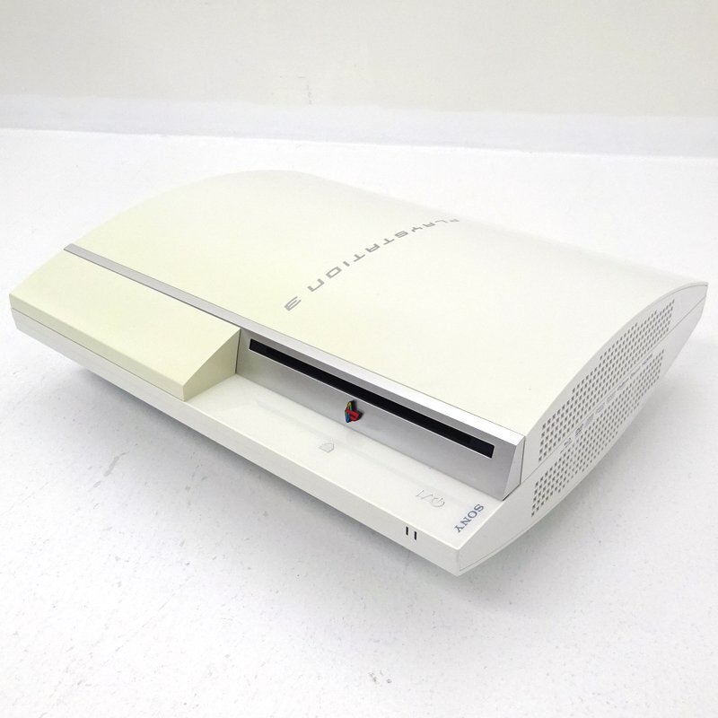 * used *SONY PlayStation3 body 80GB ceramic white CECH-L00CW ( Sony / PlayStation / PlayStation )*[GM628]