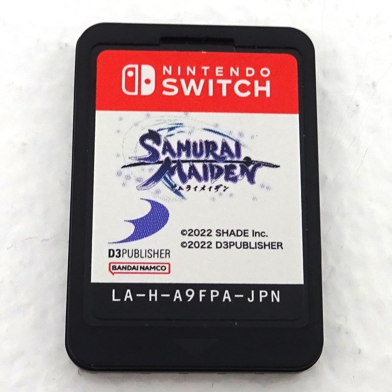 ★中古★Nintendo Switch ニンテンドースイッチ ソフト SAMURAI MAIDEN -サムライメイデン-（任天堂/1円～)★【GM646】の画像4