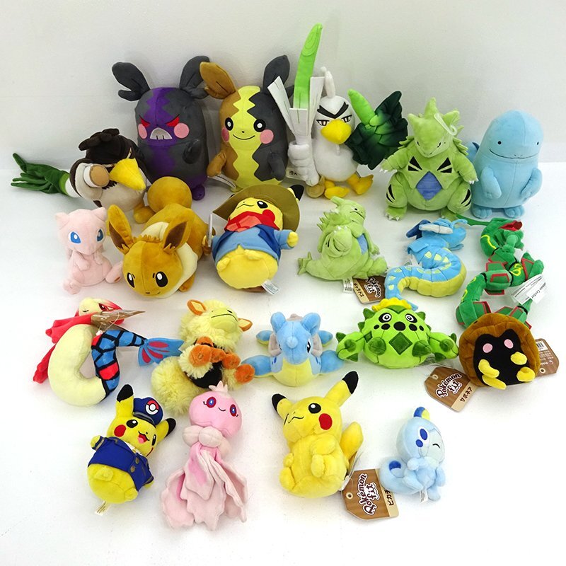 * used * Pocket Monster Pokemon center soft toy set sale set ( van gilas/morupeko/no-/ Pikachu other )*[TY712]