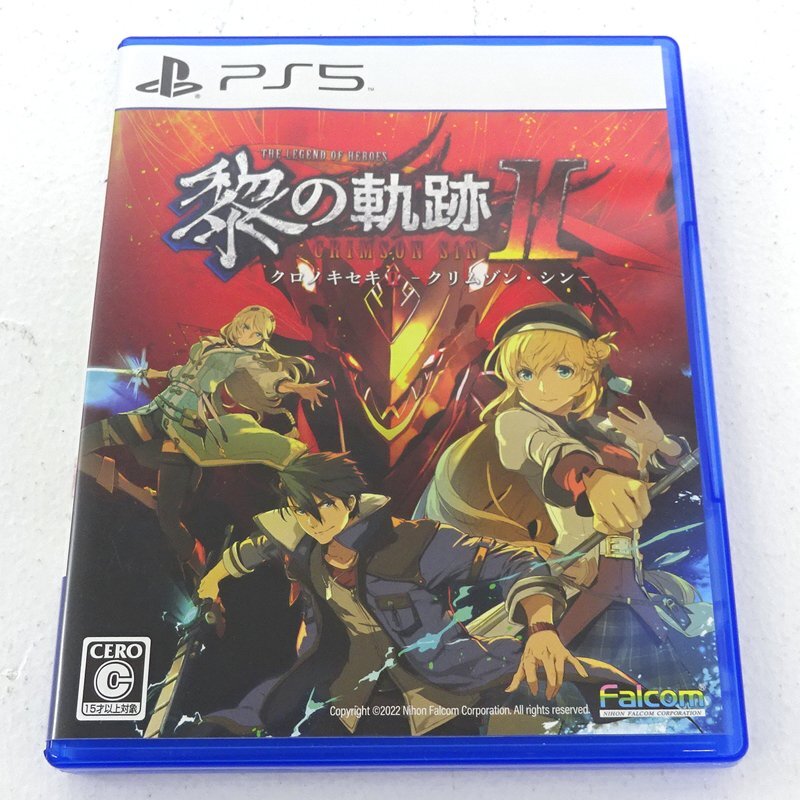 ★中古★PS5ソフト 英雄伝説 黎の軌跡II -CRIMSON SiN- (プレステ/プレステ5/1円～)★【GM619】_画像1