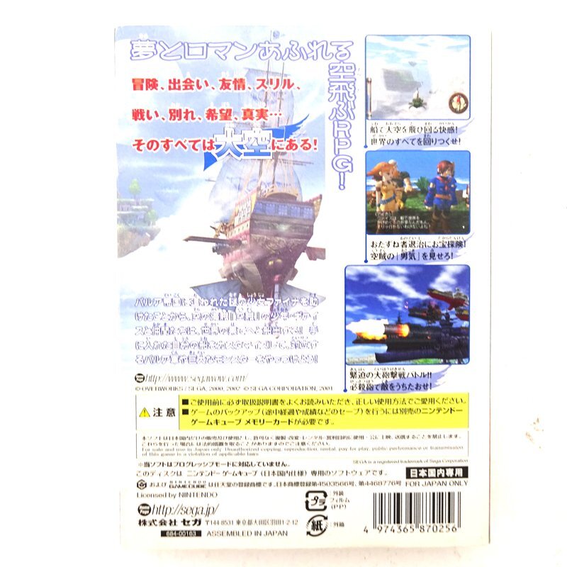 * Junk *NGC soft Eternal a LUKA tia Legend ( Game Cube /Nintendo/ nintendo / Nintendo )*[GM607]