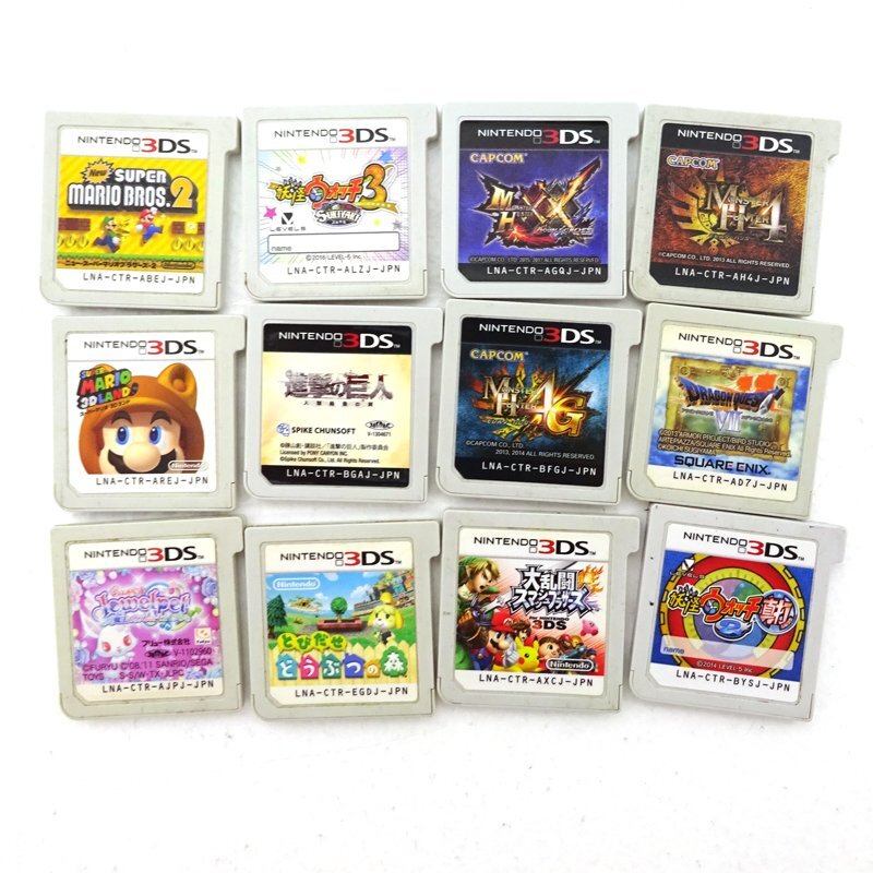 * Junk *3DS soft ROM only soft only set sale total 80 pcs set -ply . have operation not yet verification *[GM609]