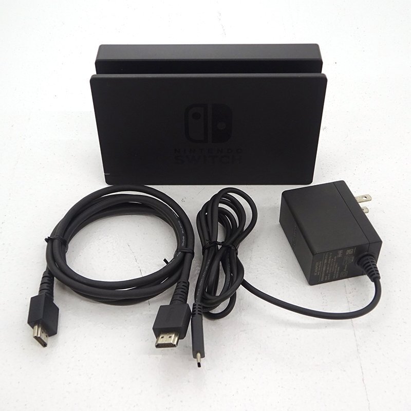 ★中古★Nintendo Switch 本体+ドック+ケーブル類のみ HAC-001 旧型 初期型 (ニンテンドースイッチ/1円～)★【GM649】_画像5