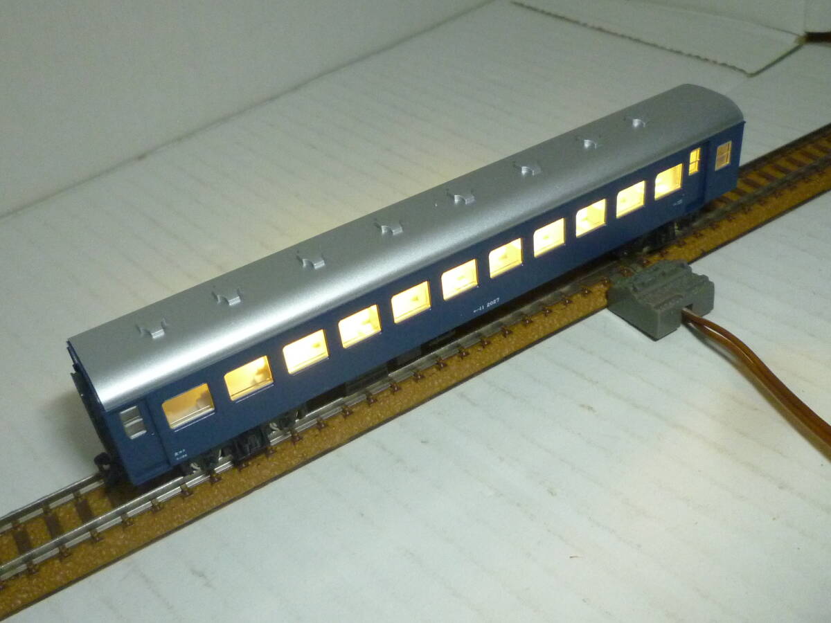 KATO　カトー　国鉄10系客車　ナハ１１　室内灯装備_画像4