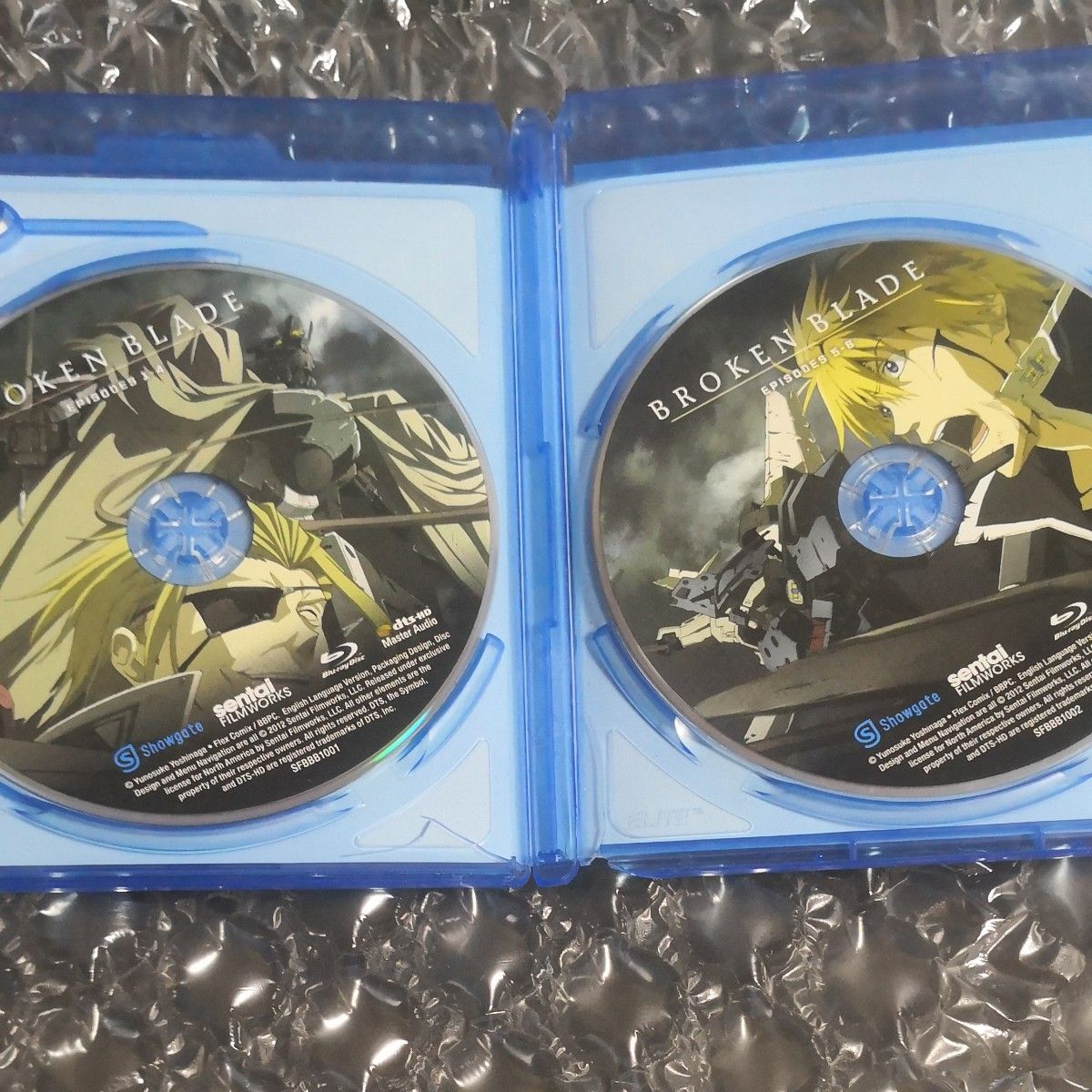 ブレイクブレイド Blu-ray complete film series 北米版 BROKEN BLADE 全6話