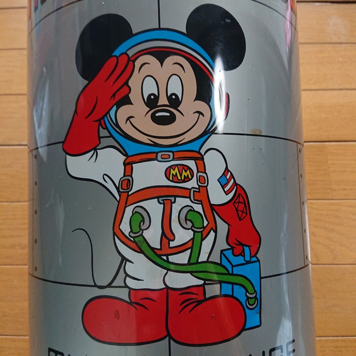 昭和レトロ  ゴミ箱   ミッキーマウス   キャラクターグッズ  スチール製品