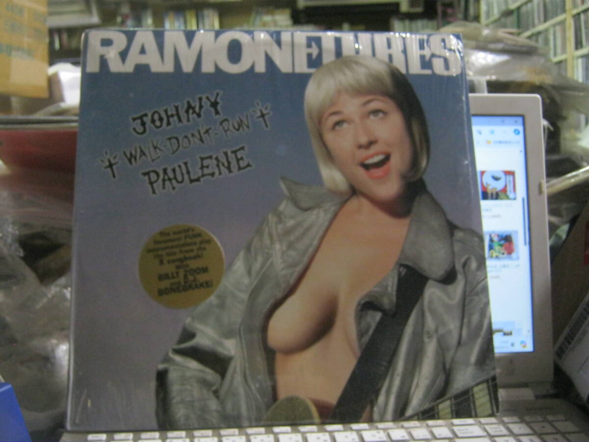 RAMONETURES / JOHNY WALK DON'T RUN PAULENE U.S.LP シュリンク残り Phantom Surfers ラモーンズ _画像1