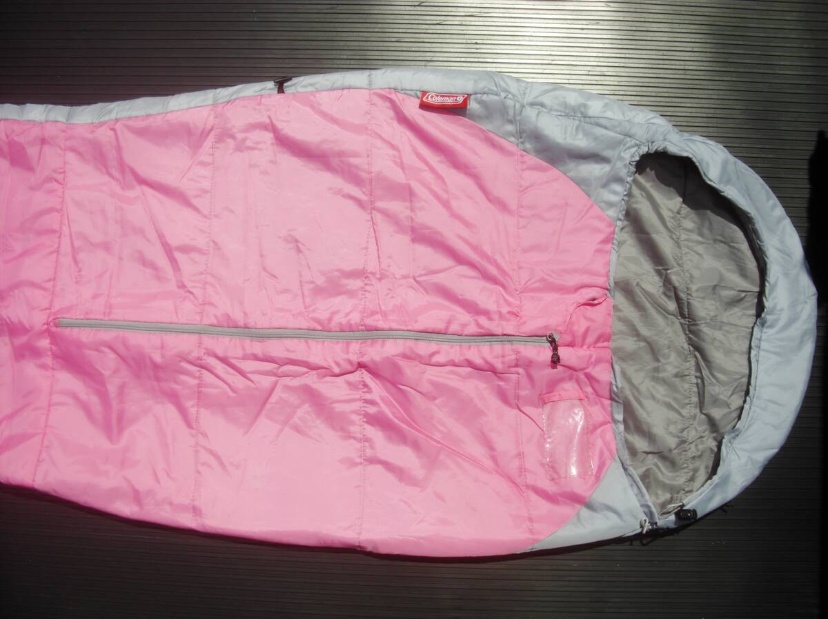  прекрасный товар Coleman Coleman мумия type спальный мешок спальный мешок W170×D74cm с хлопком 700g розовый 
