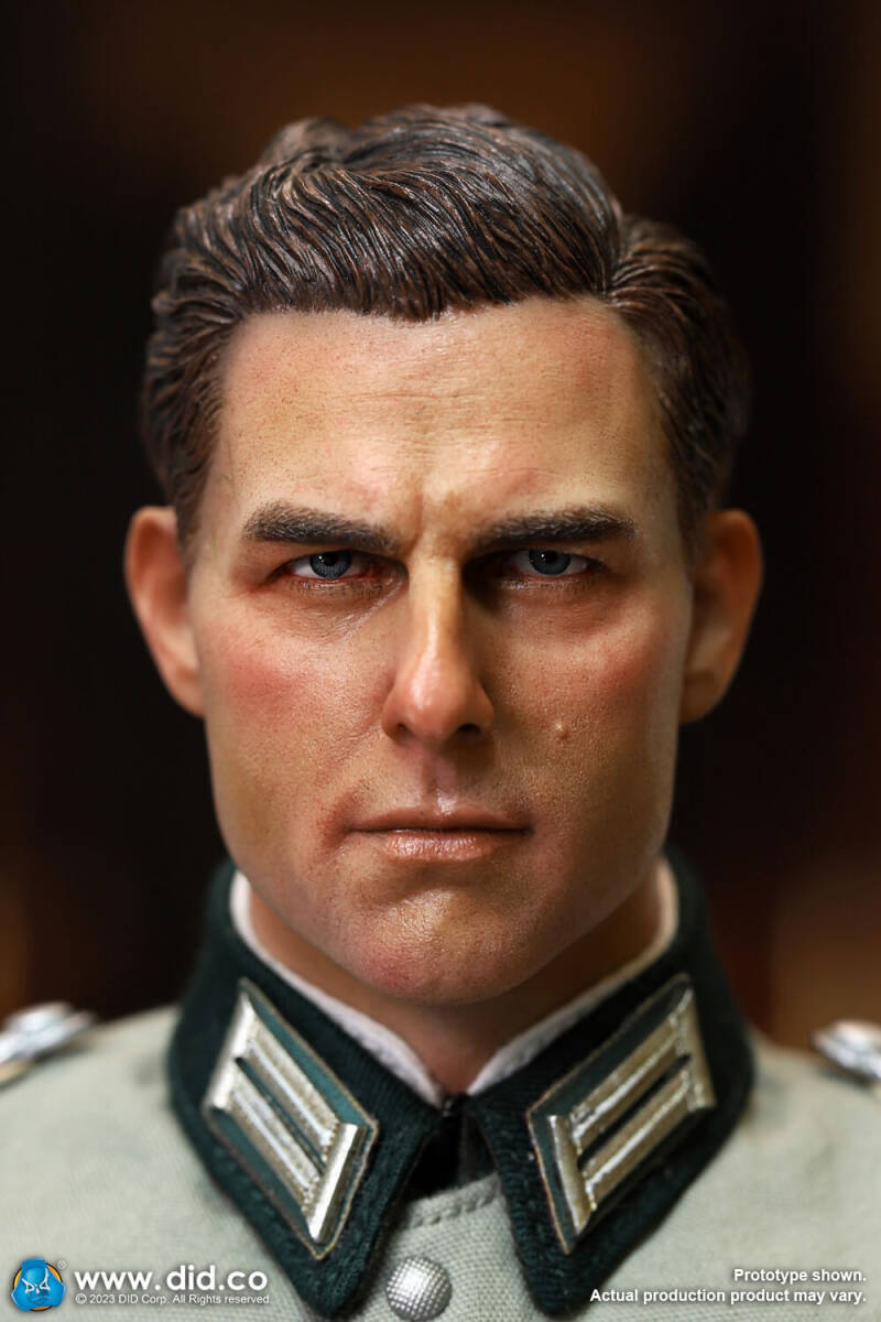 DID 1/6 WW2 Oberst I.G. Claus Von Stauffenberg OPERATION VALKYRI　ヘッド_メーカー画像