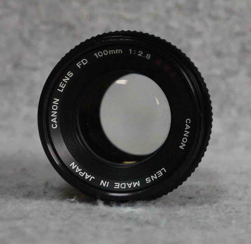 [is294]キャノン レンズ FD 100mm f2.8 S.S.C.  canon FD LENS 1:2.8 ssc 中望遠 大口径 単焦点 の画像4
