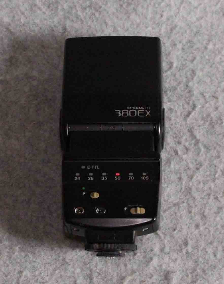 [is345]canon SPEEDLITE 380 EX Canon Speedlight flash flash strobo luminescence OK