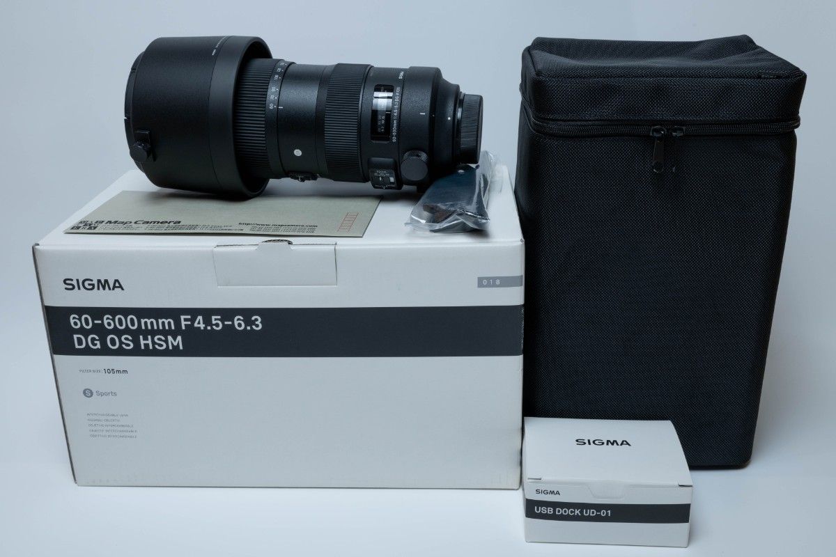 美品 シグマ Sports 60-600mm F4.5-6.3 DG OS HSM ニコンF SIGMA