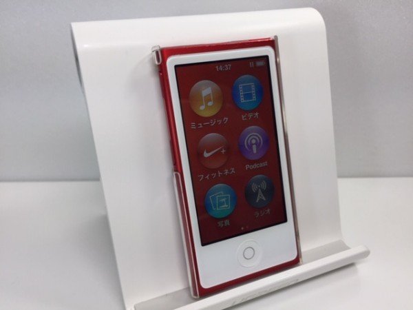 (042-01)1日元[限定顏色使用僅僅美品]Apple「 iPod nano 」第7代16GB [PRODUCT]RED MD744LL ！ Bluetooth ！！ Ipod奈米    原文:(042-01) 1円 [ 限定色 使用わずか 美品 ] Apple「 iPod nano 」第7世代 16GB [PRODUCT] RED MD744LL ♪ Bluetooth ♪♪ アイポッドナノ
