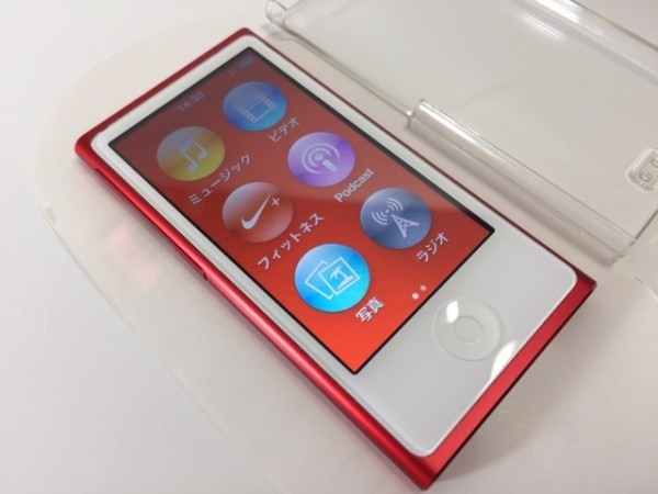 (042-01)1日元[限定顏色使用僅僅美品]Apple「 iPod nano 」第7代16GB [PRODUCT]RED MD744LL ！ Bluetooth ！！ Ipod奈米 原文:(042-01) 1円 [ 限定色 使用わずか 美品 ] Apple「 iPod nano 」第7世代 16GB [PRODUCT] RED MD744LL ♪ Bluetooth ♪♪ アイポッドナノ