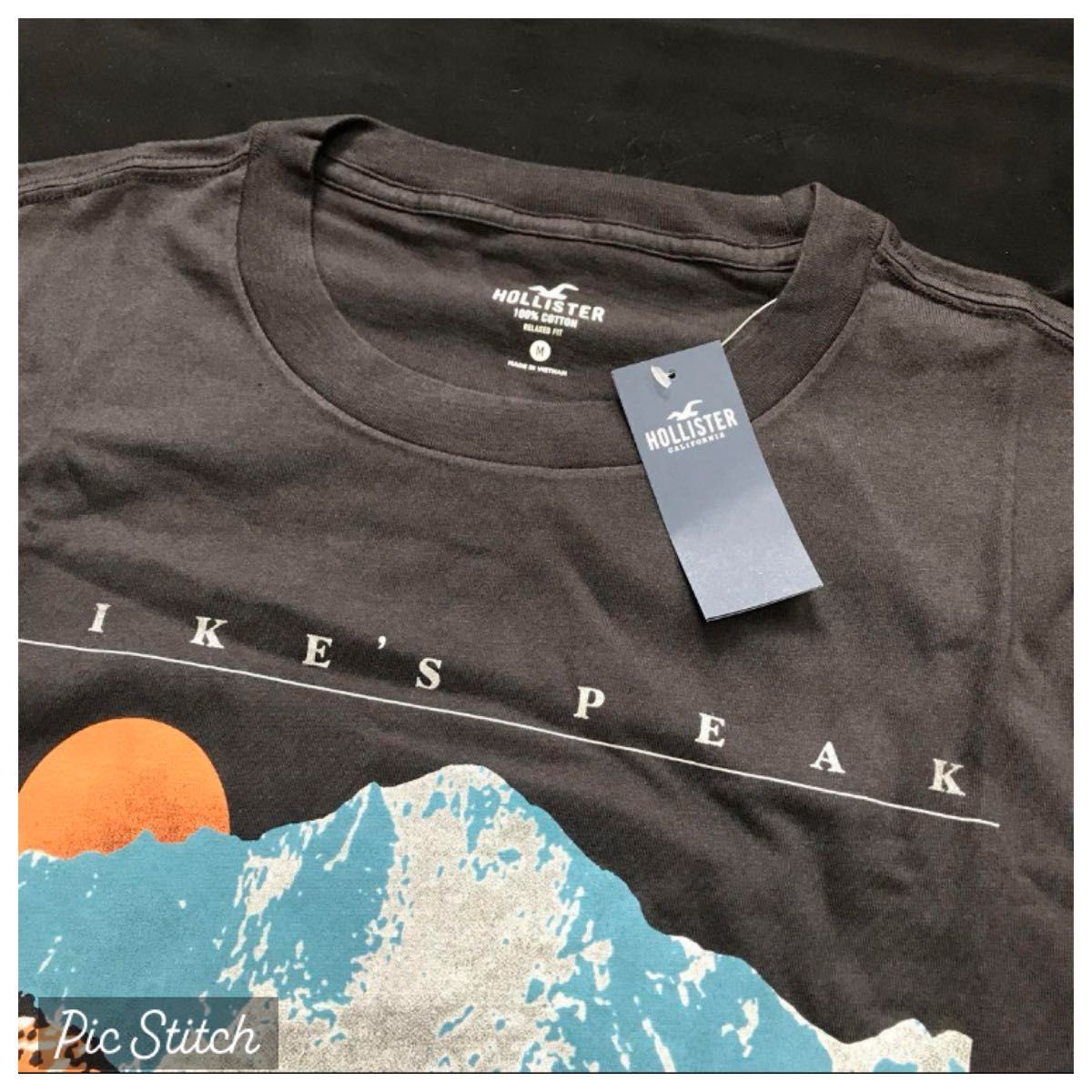 割引あり◎M◎新品正規品◎ホリスター◎HOLLISTER ◎ロングTシャツ送料込