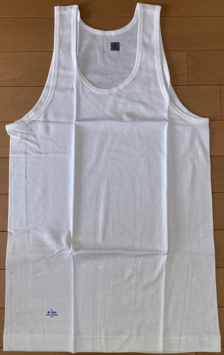 グンゼ ランニングシャツ Lサイズ 3枚組 NY820 くらしモア ニチリウグループ共同開発 快適良品_画像3