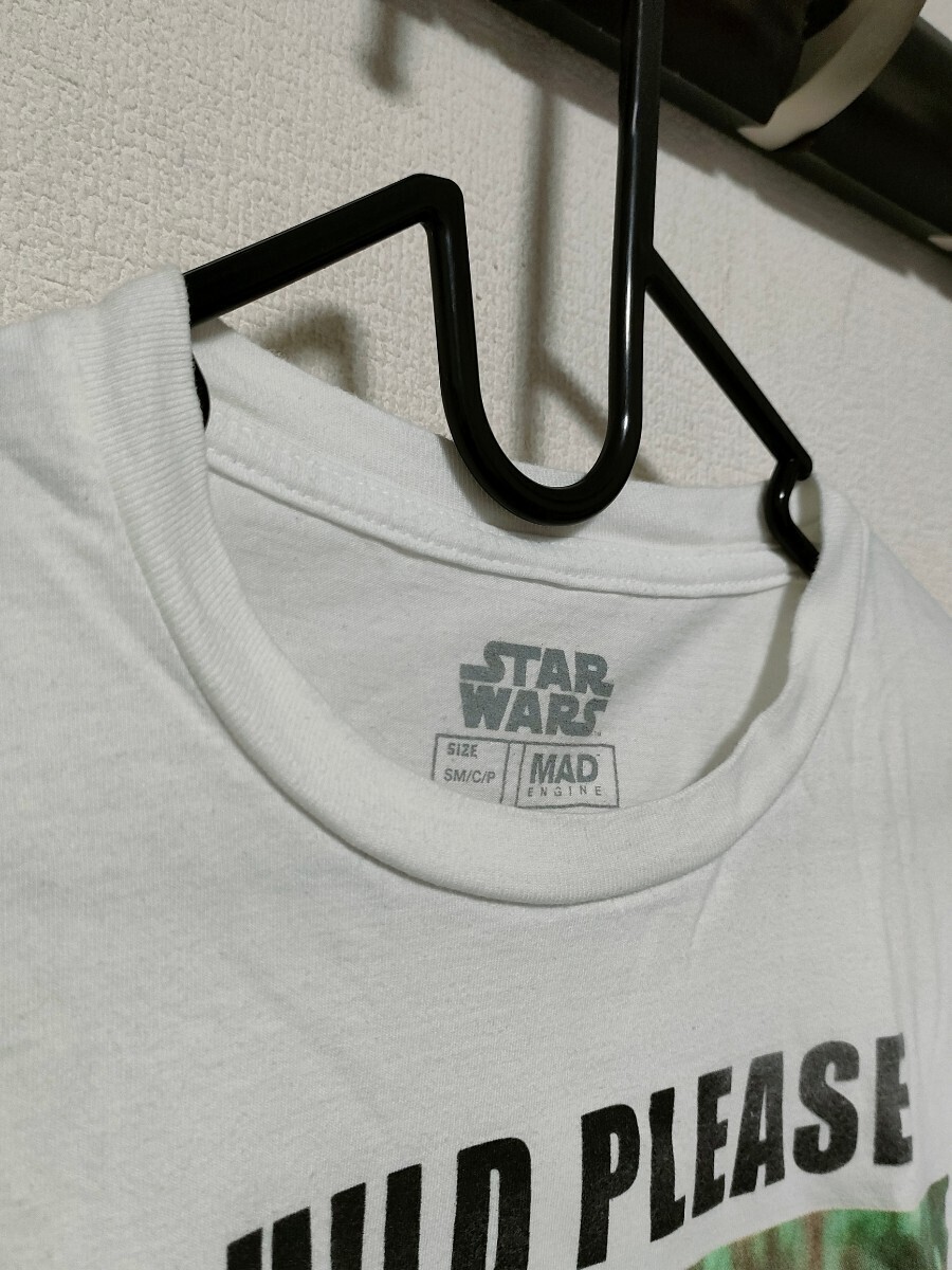 ☆【STAR WARS】Tシャツ☆ヨーダ☆SMサイズ☆メンズ☆USED【235】_画像3