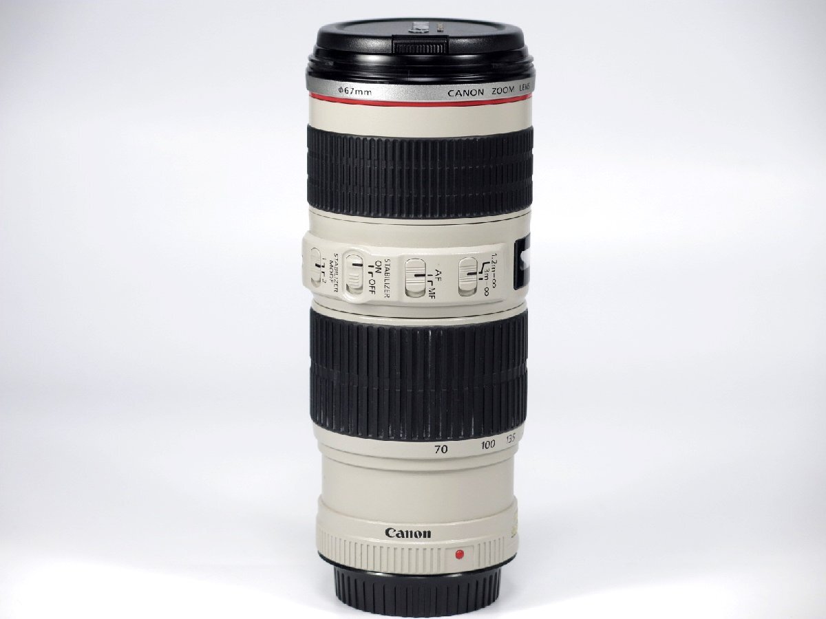 Canon キャノン EF 70-200mm Φ67mm F4 L IS USM IMAGE STABILIZER ULTRASONIC ウルトラソニック ズームレンズ フィルター 箱付き 80の画像4