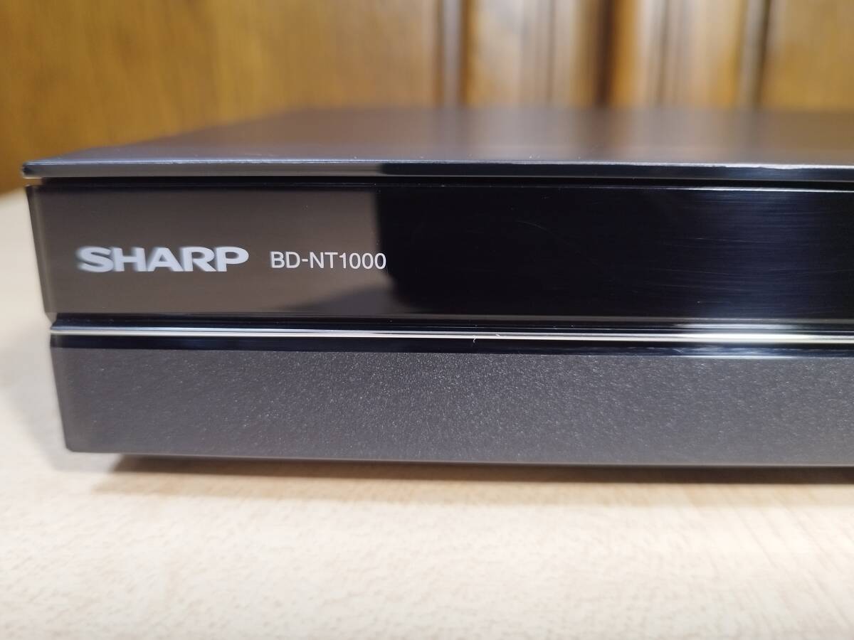 SHARP BD-NT1000/1TB/3番組同時録画可/B-CAS,新品リモコン,HDMI,電源ケーブル付属/外付けHDD対応/動作良好②_画像7