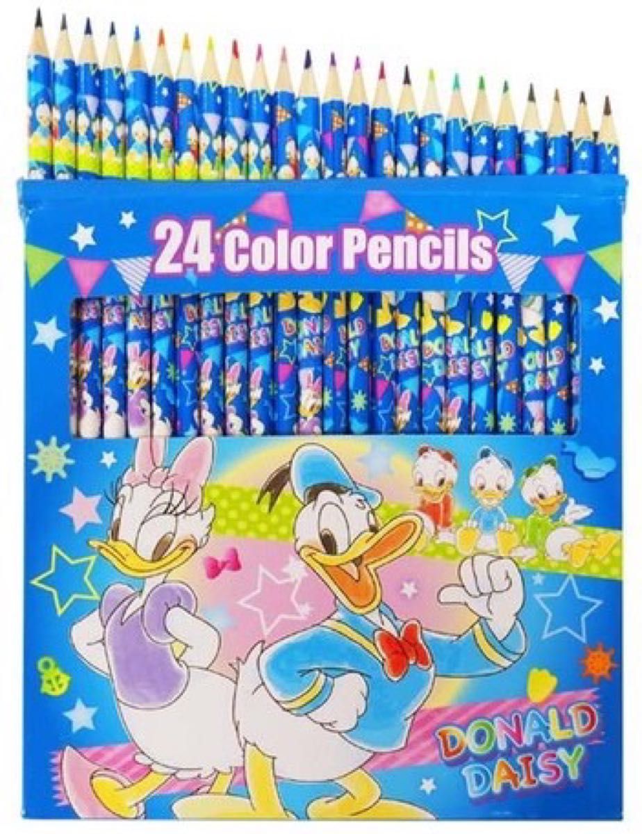 【新品・未開封！！】Disney ディズニー色鉛筆24本セット