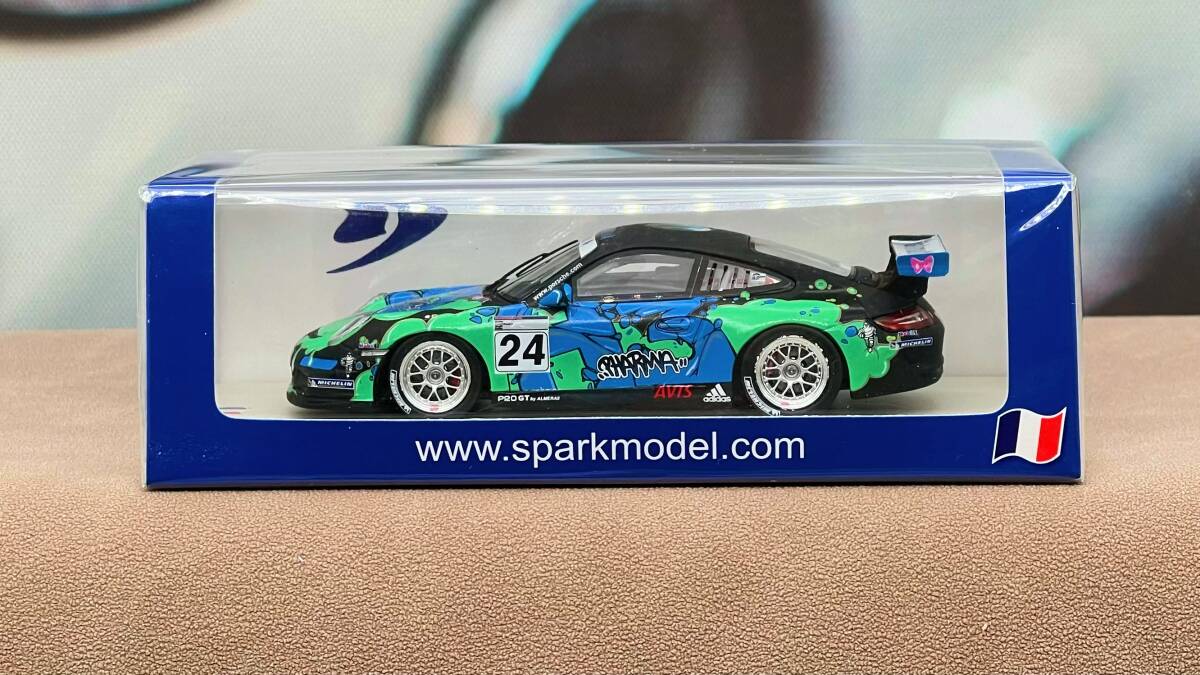 スパーク SPARK 1/43 ポルシェ Porsche 997 GT3 Cup No.24 Champion Class B Porsche Carrera Cup 2010 SF069の画像1