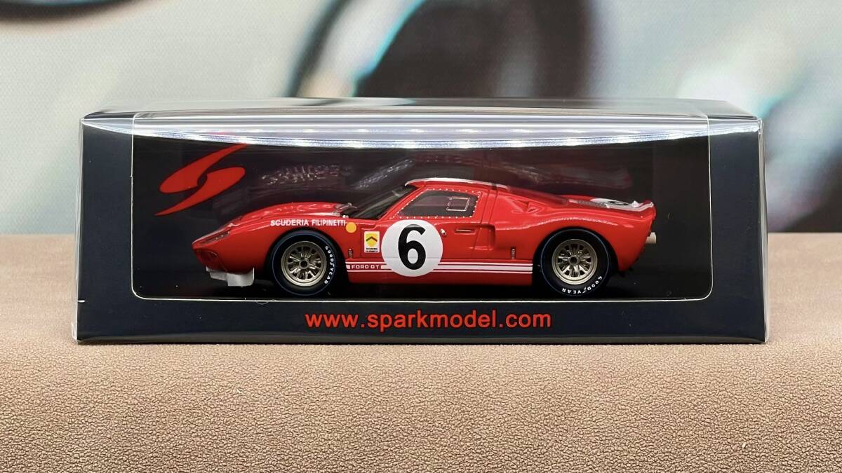  Spark SPARK 1/43 Ford Ford GT40ru* man 24h Le Mans 1965 No.6 S4535