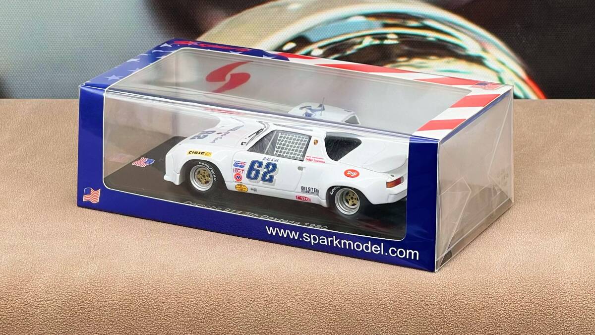 スパーク SPARK 1/43 ポルシェ Porsche 914 5th Daytona 1980 No.62 B.Koll - J.Cook - G.LaCava US058の画像3