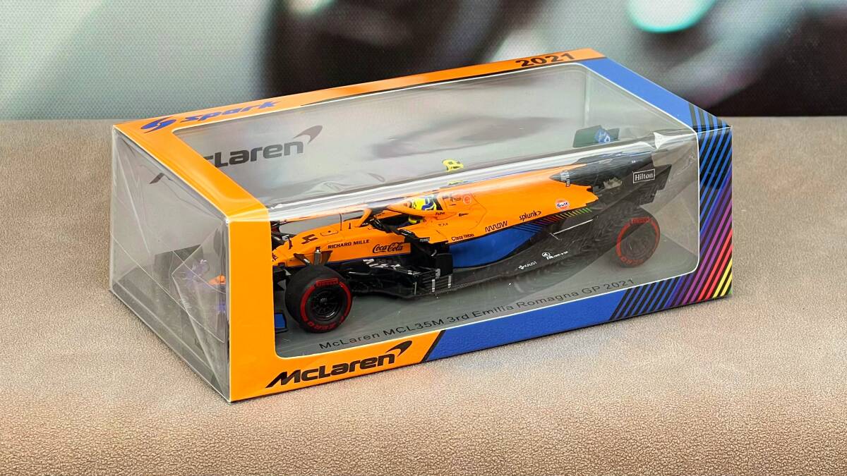 スパーク SPARK 1/43 マクラーレン McLaren MCL35M 3rd エミリオロマーニャEmilia Romagna GP 2021 L.ノリス S7671の画像2