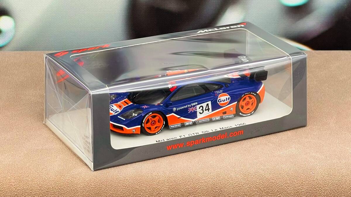  Spark SPARK 1/43 McLAREN McLaren F1 GTR 5nd Ла Манш 24h Le Mans 1996 No.34 Gulf Gulf S4407