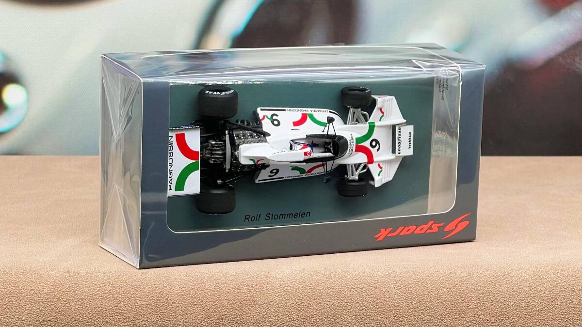 スパーク SPARK 1/43 ブラバム Brabham BT42 No.9 イタリア Italian GP 1973 Rolf Stommelen S5256_画像4