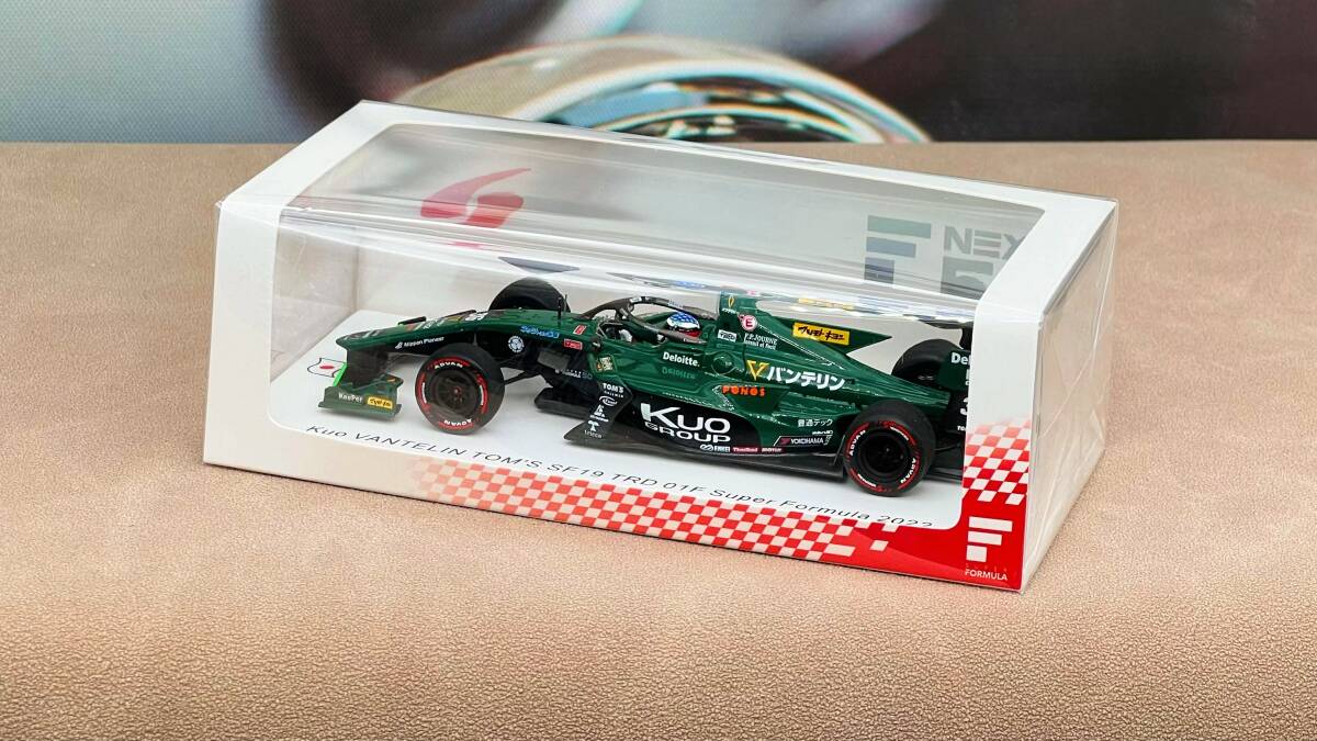 スパーク SPARK 1/43 SF19 Kuo VANTELIN TEAM TOMS トヨタ TRD01F No.36 SF19 Super Formula 2022 ジュリアーノ・アレジ 限定500台 SJ122の画像3