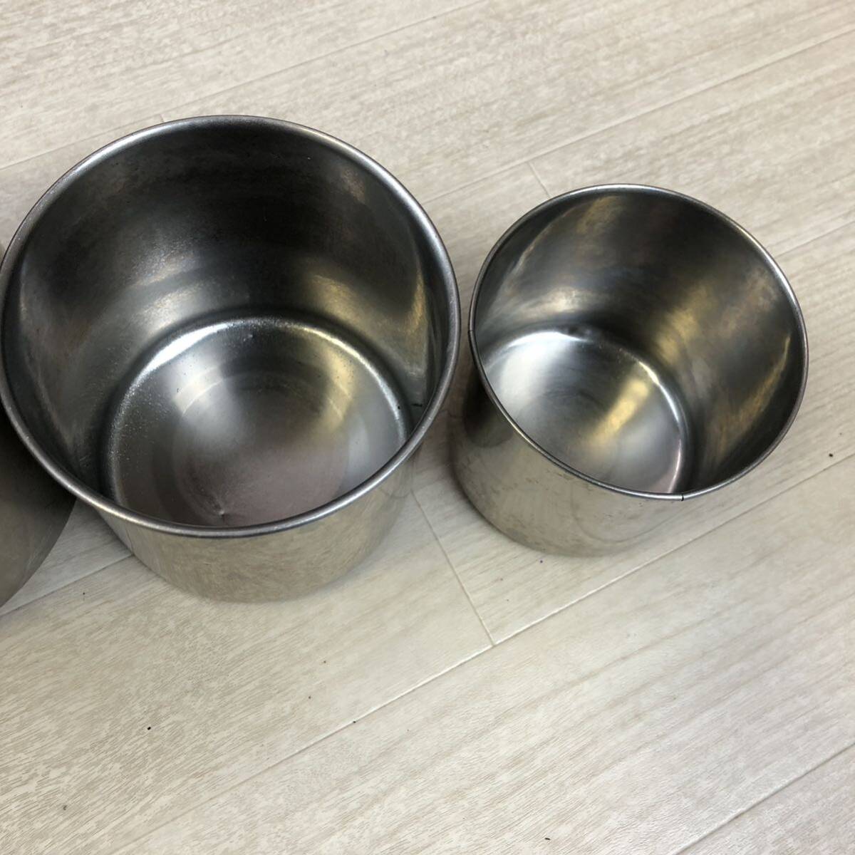 O697] made of stainless steel business use cookware kitchen pot for kitchen use goods eat and drink shop store articles kitchen equipment circle pot cover none stainless steel tube shape circle pot 