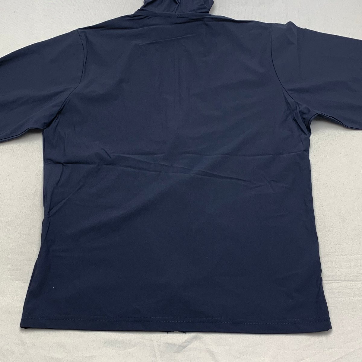 [ free shipping ][ new goods ] lady's Parker jacket ( stretch material . water speed . contact cold sensation UV cut ) LL 2L navy *23305