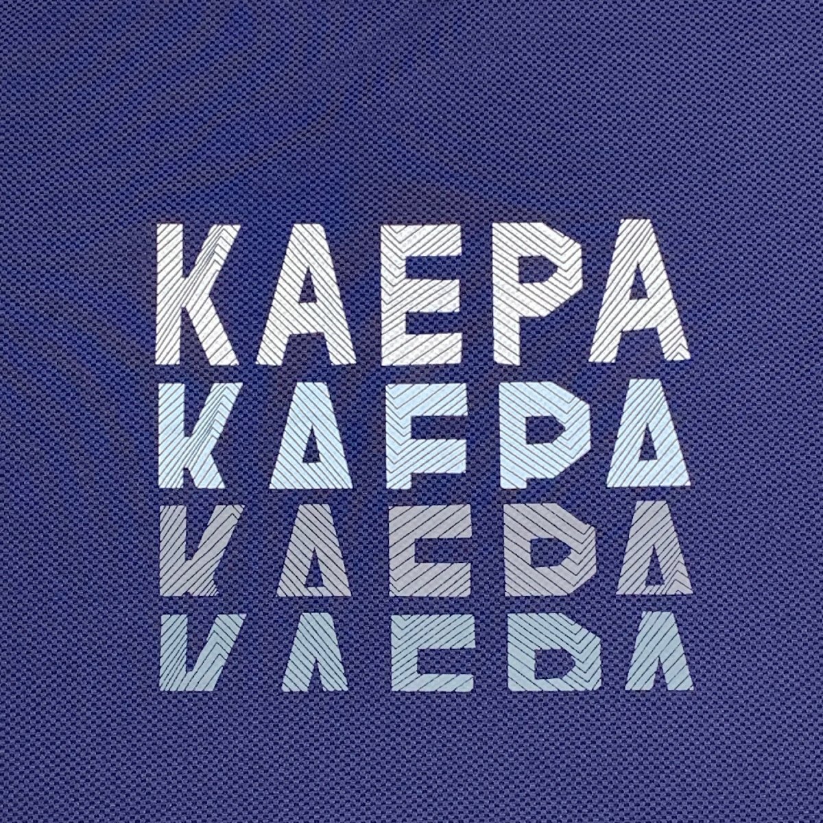 【送料無料】【新品】Kaepa メンズ半袖Tシャツ(吸水速乾 UVカット 再帰反射 ストレッチ素材）　L　　インディゴ★691208_画像3