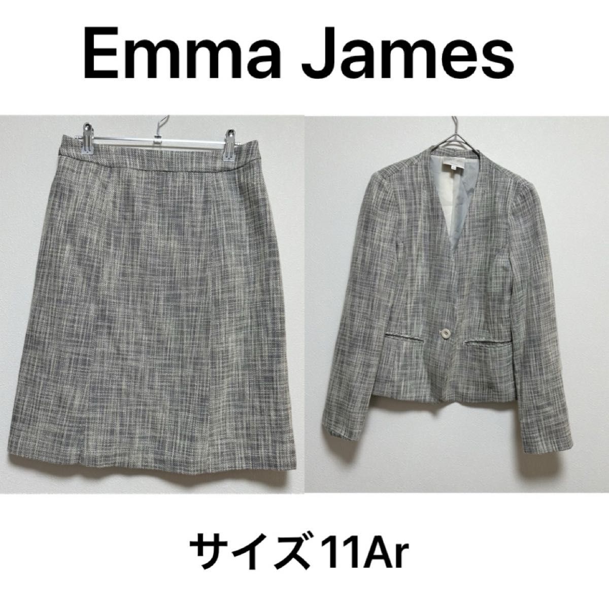 Emma James レディース ノーカラージャケット＆スカート セット　フォーマル