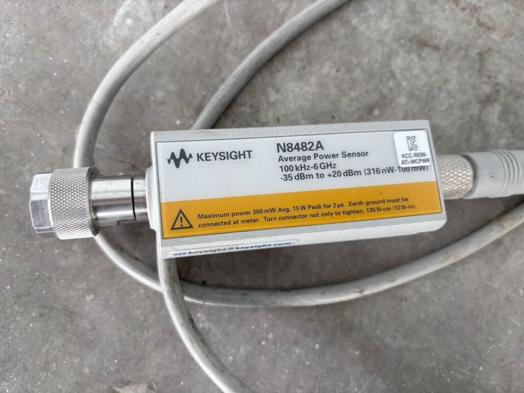 keysight N8482A Average Power Sensor アベレージパワーセンサー 中古現状品 _画像4