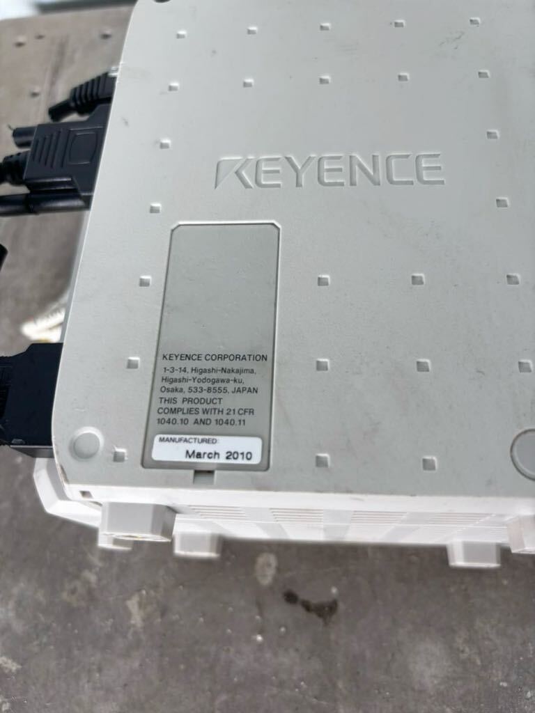 KEYENCE LJ-G5000 2次元レーザ変位センサコントローラ 中古現状品 キーエンス_画像5